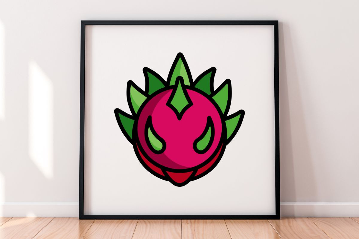 Cartoon Dragon Fruit Vector Clipart, a Food Illustration by newminddesign (Photo 5 of 8)