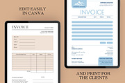 50 Invoice Templates Canva Editable, a Templates & Theme by TemplateCastleStore (Thumbnail 6 of 10)