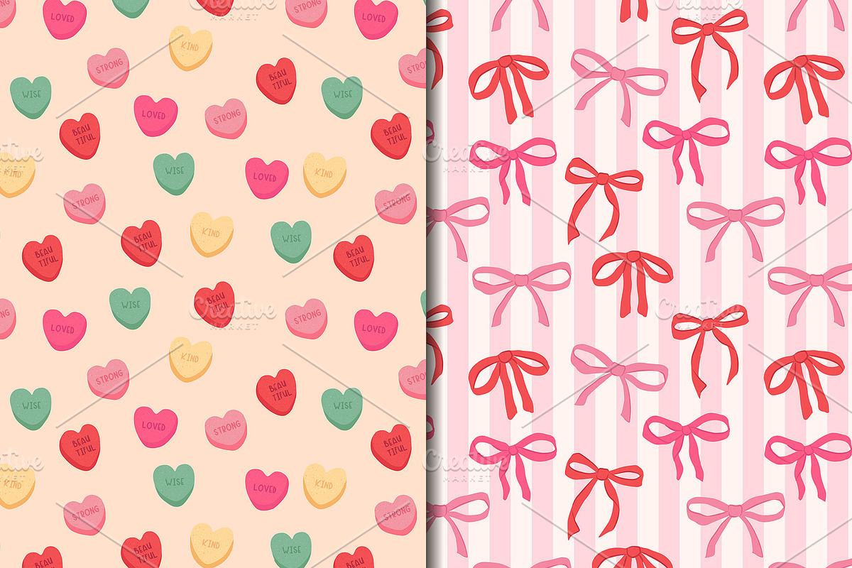 Sweet Romantic Valentine Pattern, a Pattern Graphic by CreativeChristiana (Photo 8 of 9)