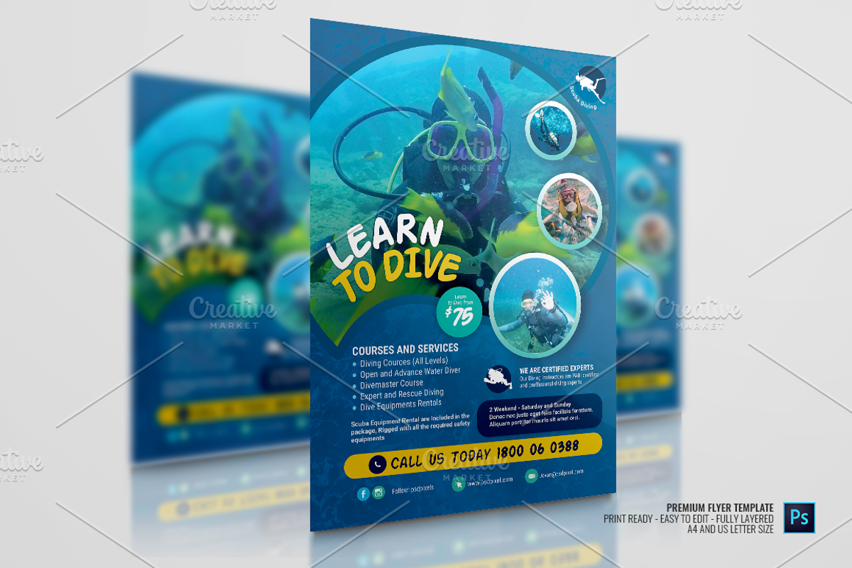 Learn to Dive Flyer