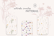 FIELD watercolor wildflowers, a Decorative Illustration by Yuliia Lashevska (Thumbnail 8 of 13)