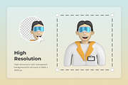 Scientific Laboratory 3D Icon Packs, a Technology Illustration by twinstd (Thumbnail 3 of 6)