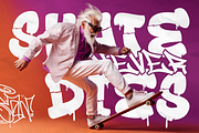 Drop Shade - Layered Melt Graffiti, a Font by figuree studio (Thumbnail 5 of 10)