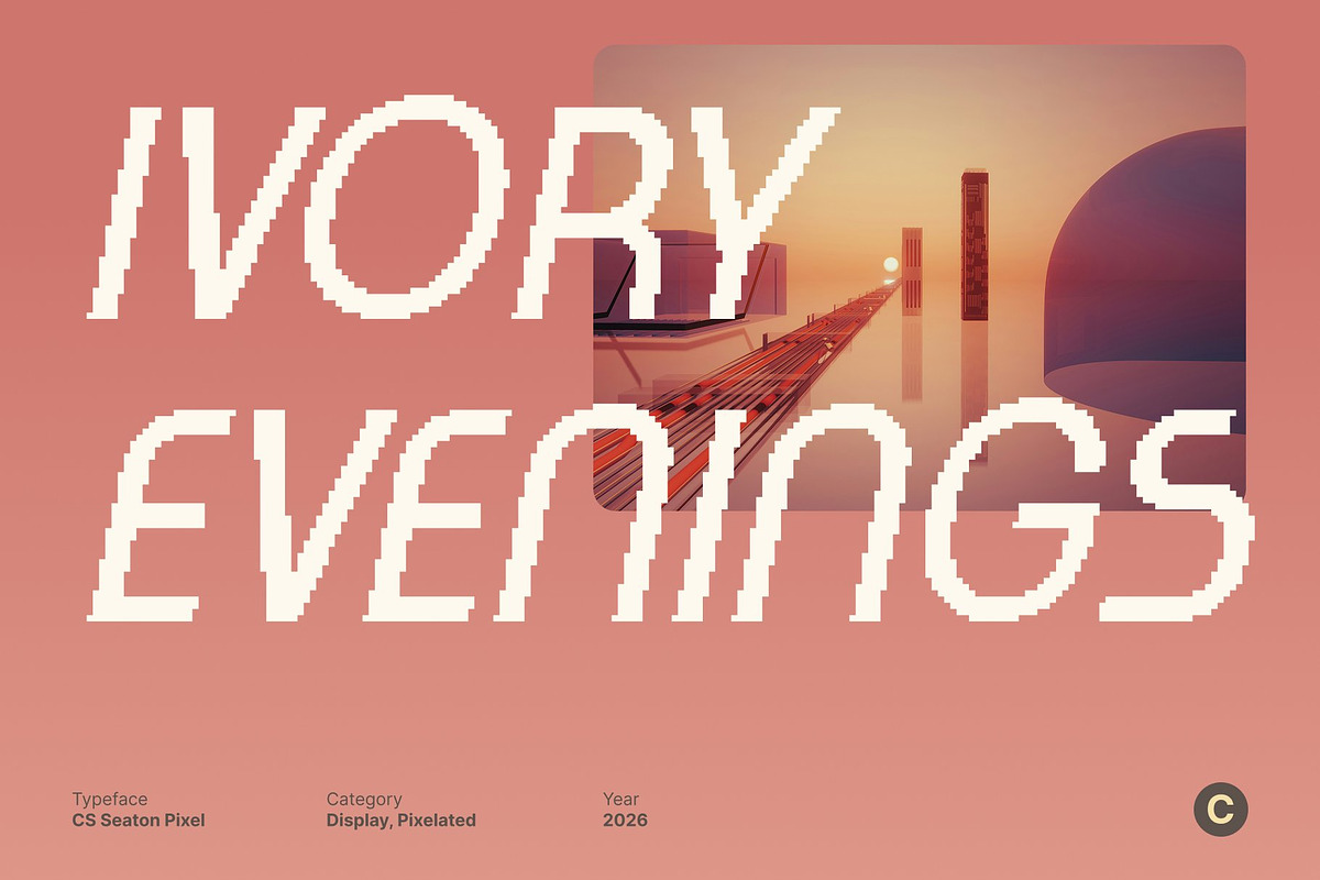 CS Seaton Pixel, a Sans Serif Font by Craft Supply Co. (Photo 7 of 8)