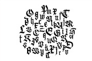 Gothic vector letters - 13, an Object Graphic by GeekClick (Thumbnail 14 of 16)