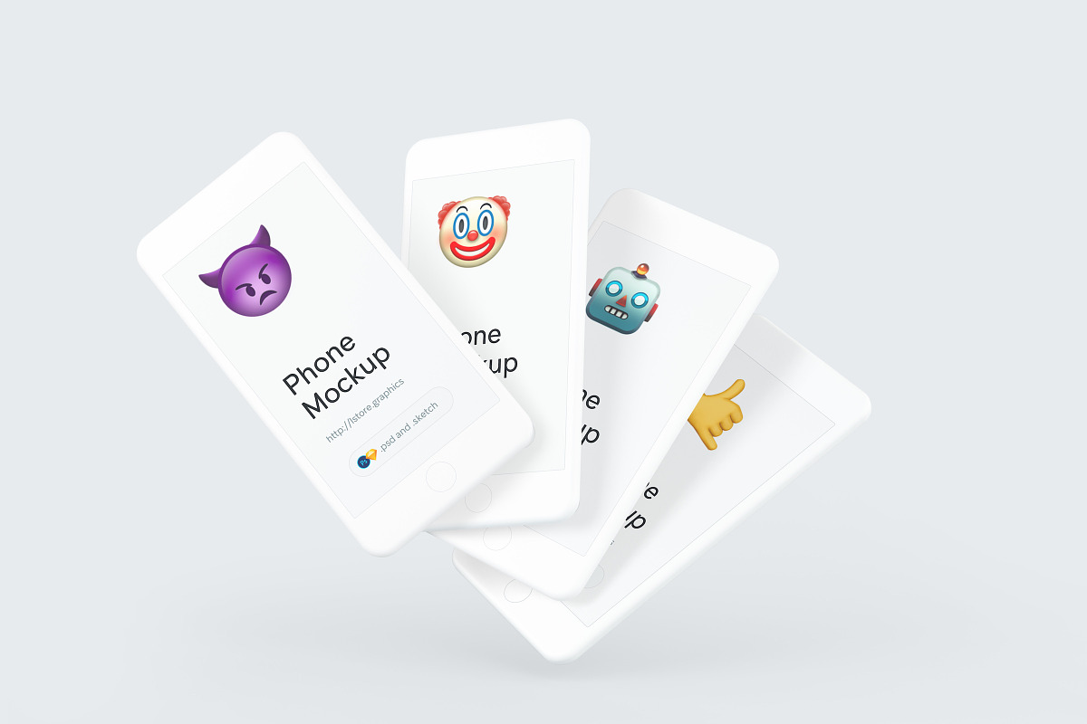 Simple Mockups Bundle, an iPhone Mockup by ls.graphics (Photo 9 of 42)
