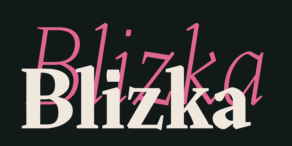 Blizka, a Serif Font by YXType (Photo 1 of 13)