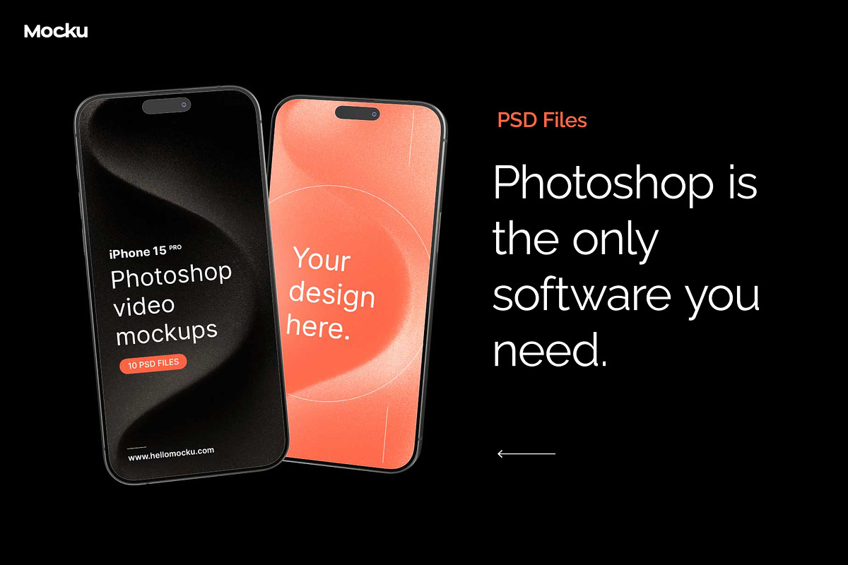 iPhone 15 PRO Video Mockup Bundle, an iPhone Mockup by Mocku (Photo 3 of 12)