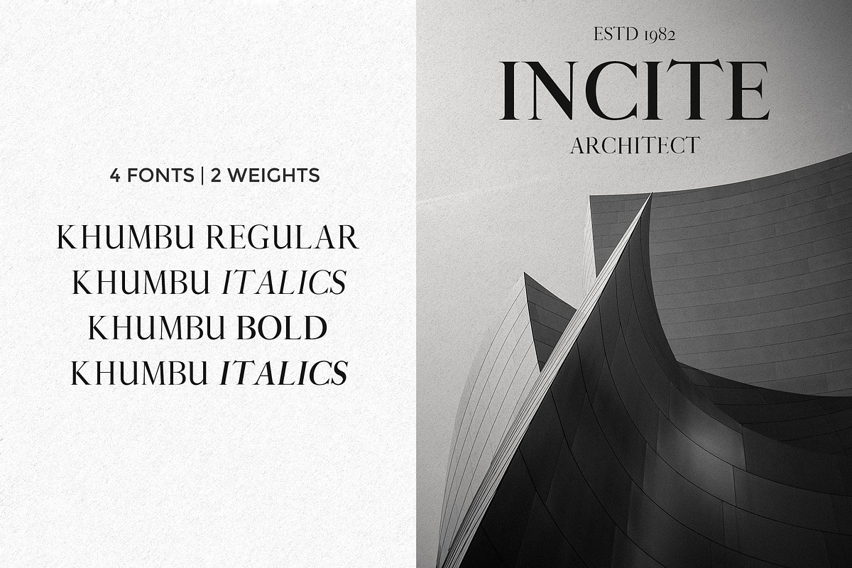 Khumbu typeface, a Serif Font by Dene Studios (Photo 6 of 11)