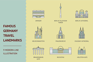 Famous Germany travel landmarks