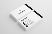 Clean Minimal Business Card, a Business Card Template by Shahjhan (Thumbnail 2 of 3)