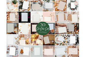 Christmas Card Mockup Bundle, a Product Mockup by MoMockups