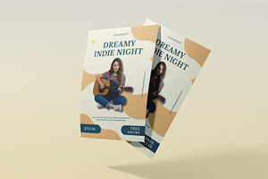 Dreamy Indie Music Night Flyer, a Flyer Template by Artnivora.Std
