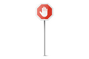 Vector Set of Road Prohibition Signs, an Object Graphic by Gomolach (Thumbnail 7 of 7)