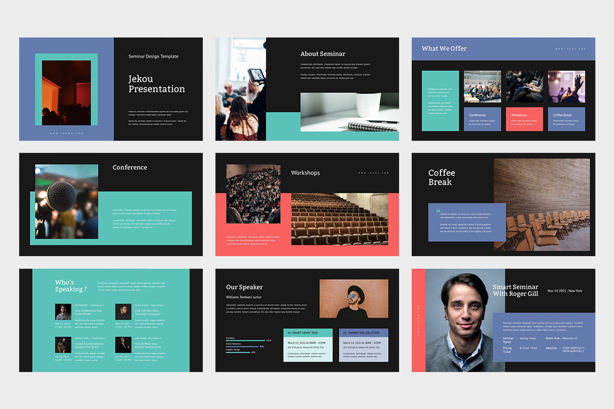 Jekou : Seminar Google Slides, a Presentation Template by Punkl Camp (Photo 6 of 9)