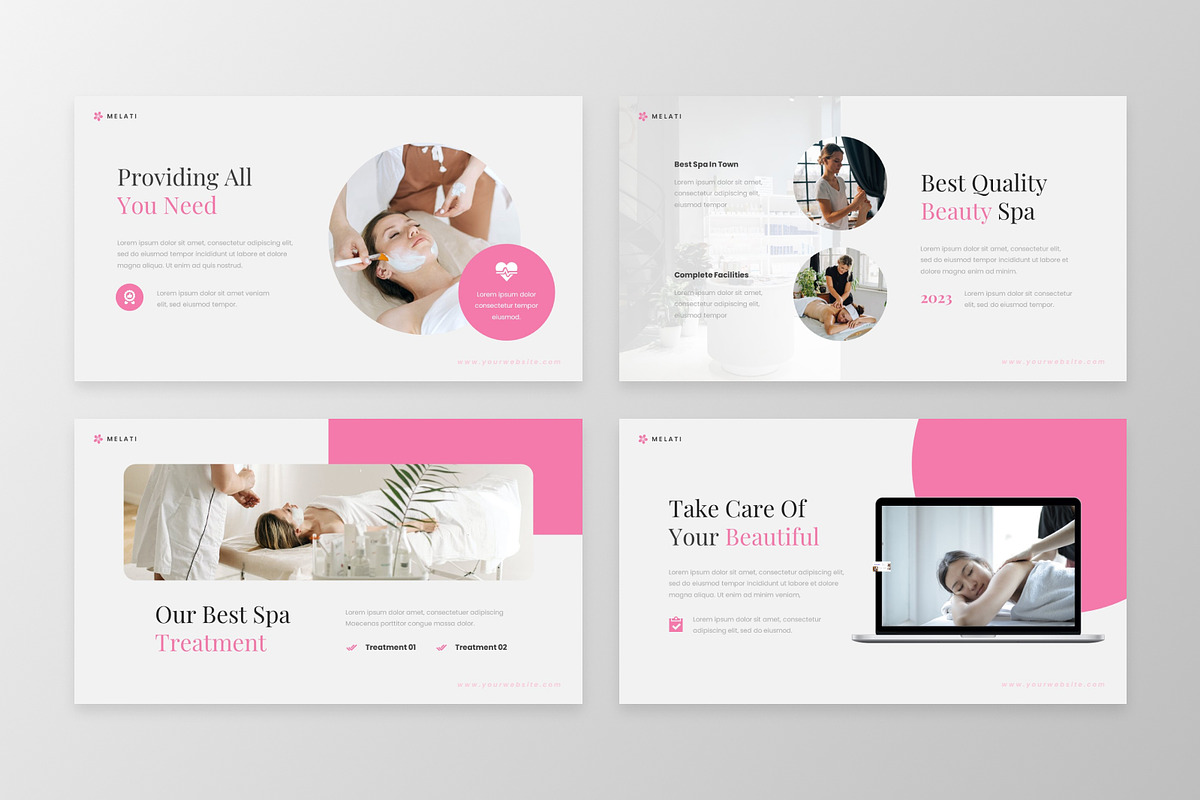 Melati - Spa & Beauty PowerPoint, a Presentation Template by MtvtdArt (Photo 3 of 6)