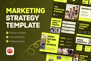 Marketing Strategy Presentation, a Presentation Template by Illustraly Design