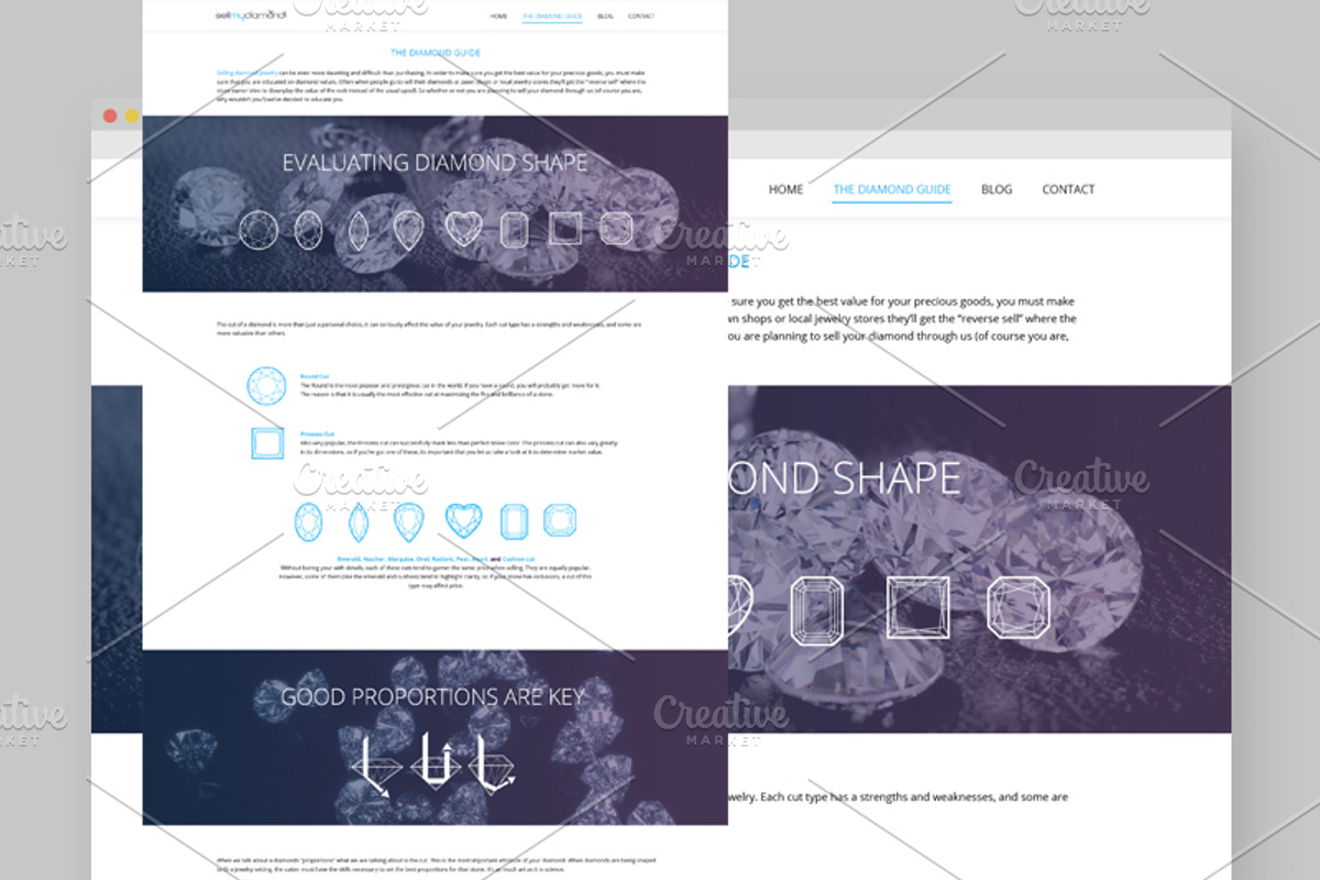 Multipurpose Website Template, a Websites & App Template by Creatiph Market (Photo 3 of 3)