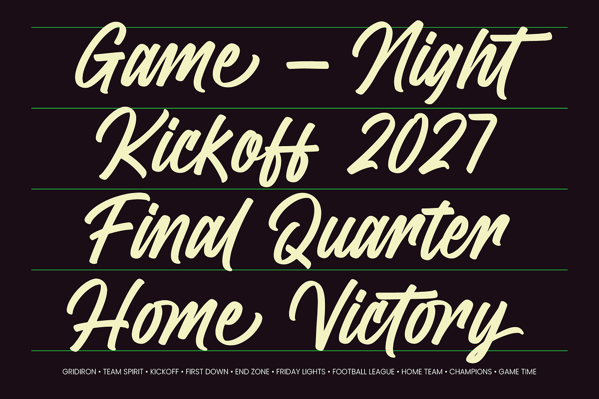 Yorklend Modern Bold Handwritten, a Script Font by Letterena Studios Script (Photo 4 of 10)
