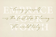 Manthilen - Chic Calligraphy Font, a Script Font by Graha Type (Thumbnail 2 of 12)