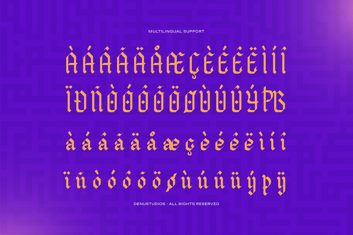 Al Mughir | Arabic Typeface, a Handwritten Font by Denustudios (Photo 11 of 12)
