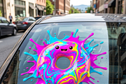 Kawaii Rainbow Donut Splash, a Shirt Mockup by Vector Stall (Thumbnail 10 of 15)