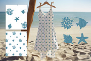 Aloha Hawaii vector illustrations, a Pattern Graphic by Mari_Caliart (Thumbnail 9 of 10)