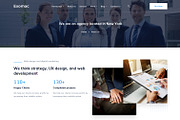 Corporate Business HTML5 Template, a Bootstrap Template by HasThemes (Thumbnail 1 of 4)