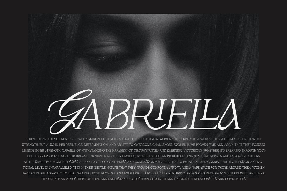 Satreva Nova Serif Font, a Serif Font by Typebae (Photo 5 of 8)