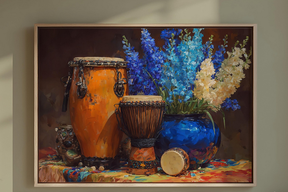 Spring in Africa Wall Art Set, a Decorative Illustration by PrintablesByFranklyn (Photo 7 of 16)