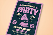 Halloween Music Party Flyer, a Flyer Template by megarez (Thumbnail 3 of 3)