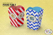 Paper Food Tub Packaging Mockup, a Cups & Container Mockup by INCDesign (Thumbnail 3 of 6)