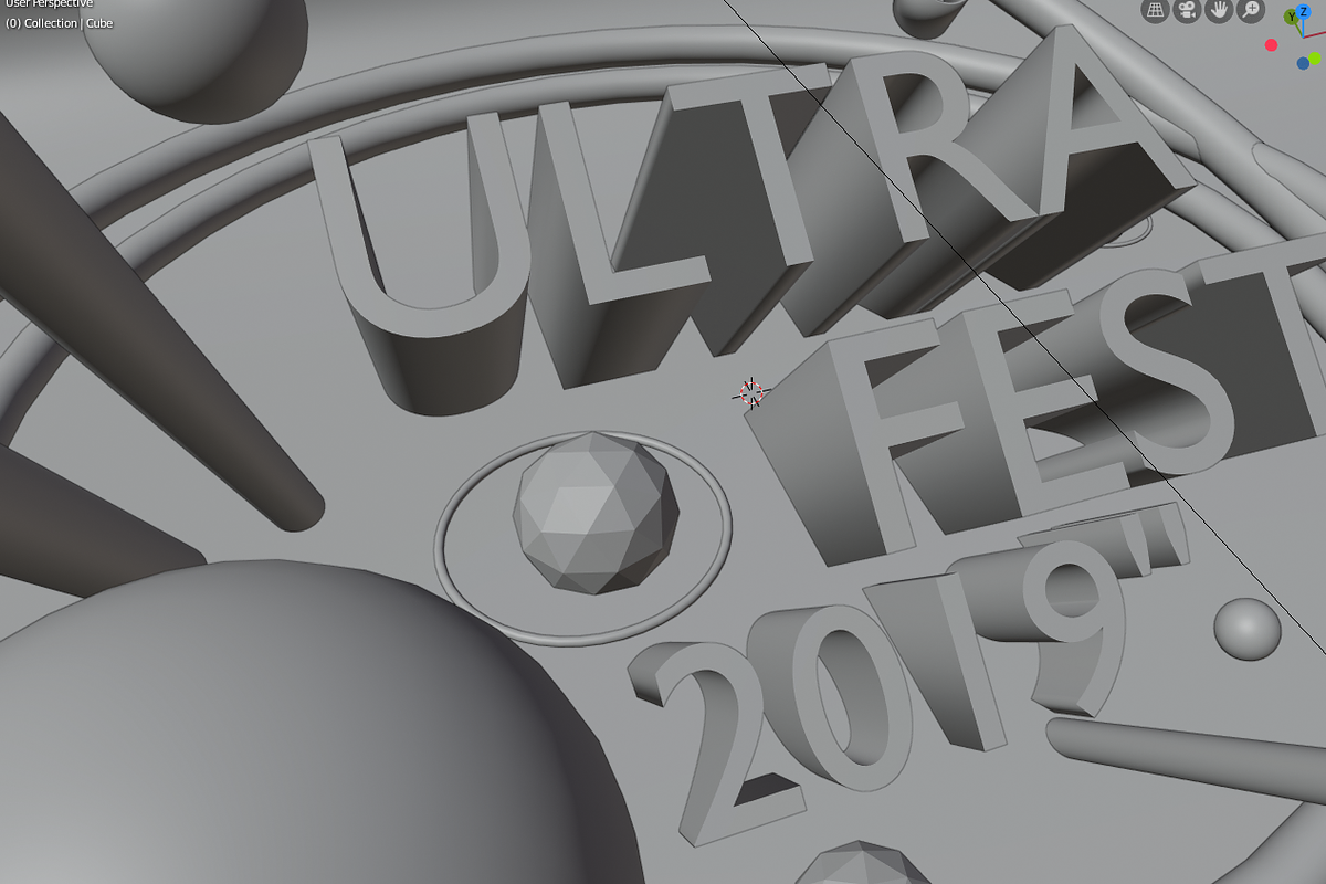 3D type tempalte for motion / poster preview 2