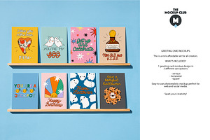 GREETING CARDS MINI MOCKUP SET