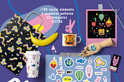 Funky cartoon illustrations, an Illustration by WinWinFolly (Thumbnail 3 of 9)