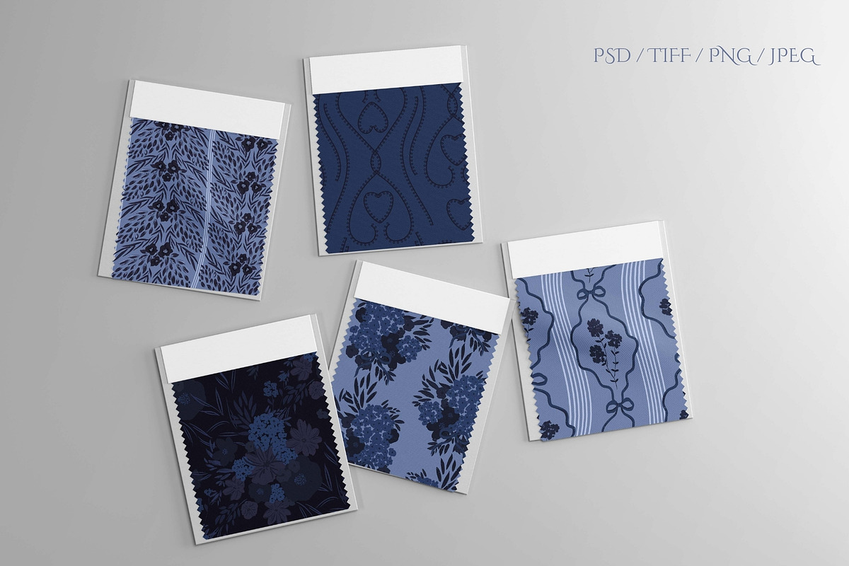 Bedtime florals. Midnight Patterns, a Pattern Graphic by PaperJamLab (Photo 5 of 13)