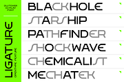 DUSTOVER - Futuristic Display Font, a Sans Serif Font by Cruizy & Co (Thumbnail 5 of 9)