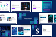 Technology Powerpoint Template, a Presentation Template by Zacomic Studios (Thumbnail 1 of 7)