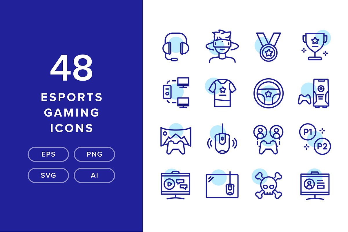 48 Esports Gaming Icons, an Icon by Furnace (Photo 1 of 5)