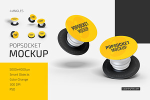 Popsocket Mockup Set