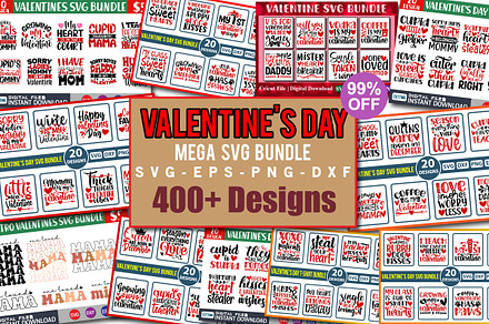 Mega Valentines Day SVG Bundle