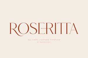 Roseritta - Ligature Serif, a Serif Font by BrandSemut