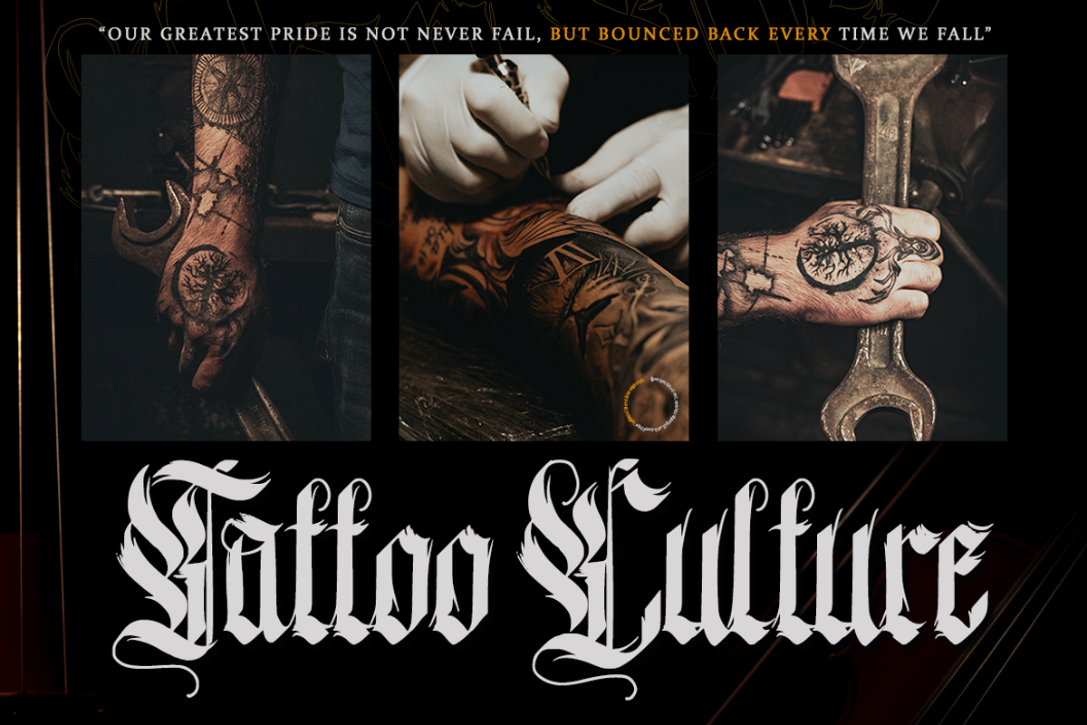 Van Blessing - Blackletter Typeface, a Blackletter Font by Meizzaluna Design (Photo 4 of 10)