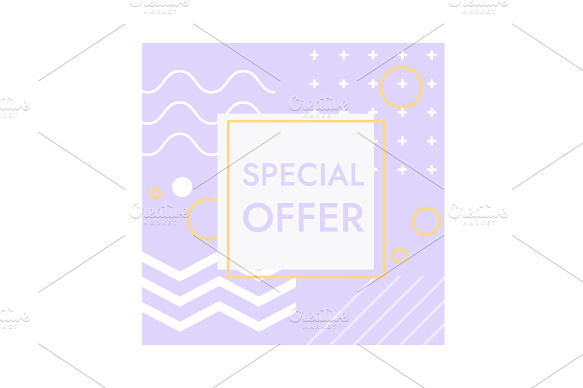 Trendy Abstract Geometric Vector, an Illustration by the8monkey