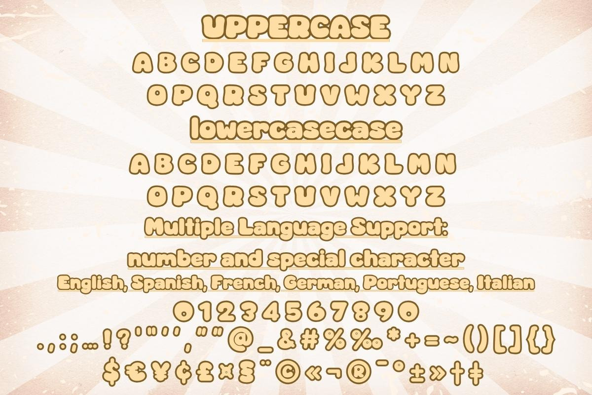 Groovy YvooG - Handwritting, a Handwritten Font by Charmingbear59.design (Photo 5 of 5)