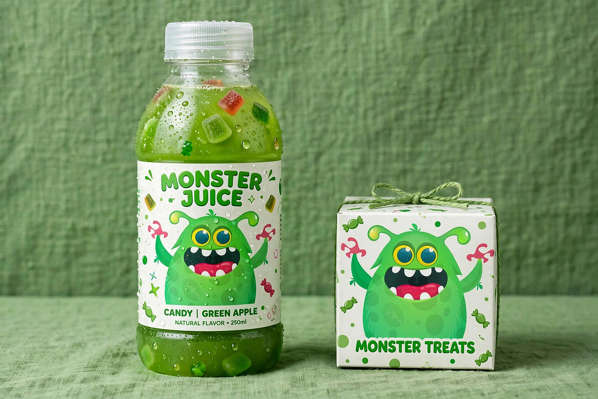 Fuzzy Fluffs - 6 Cute Monsters, a Seasonal Illustration by D R A W K M A N (Photo 2 of 9)