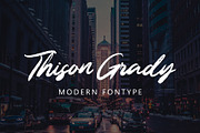 Thison Grady, a Handwritten Font by HaKi Studio (Thumbnail 1 of 5)