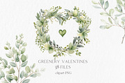 Watercolor greenery clipart, an Object Graphic by MyLittleMeow (Thumbnail 1 of 8)