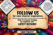 Easy Flower Girl Coloring Pages, a Decorative Illustration by Craftsbeefy (Thumbnail 4 of 4)