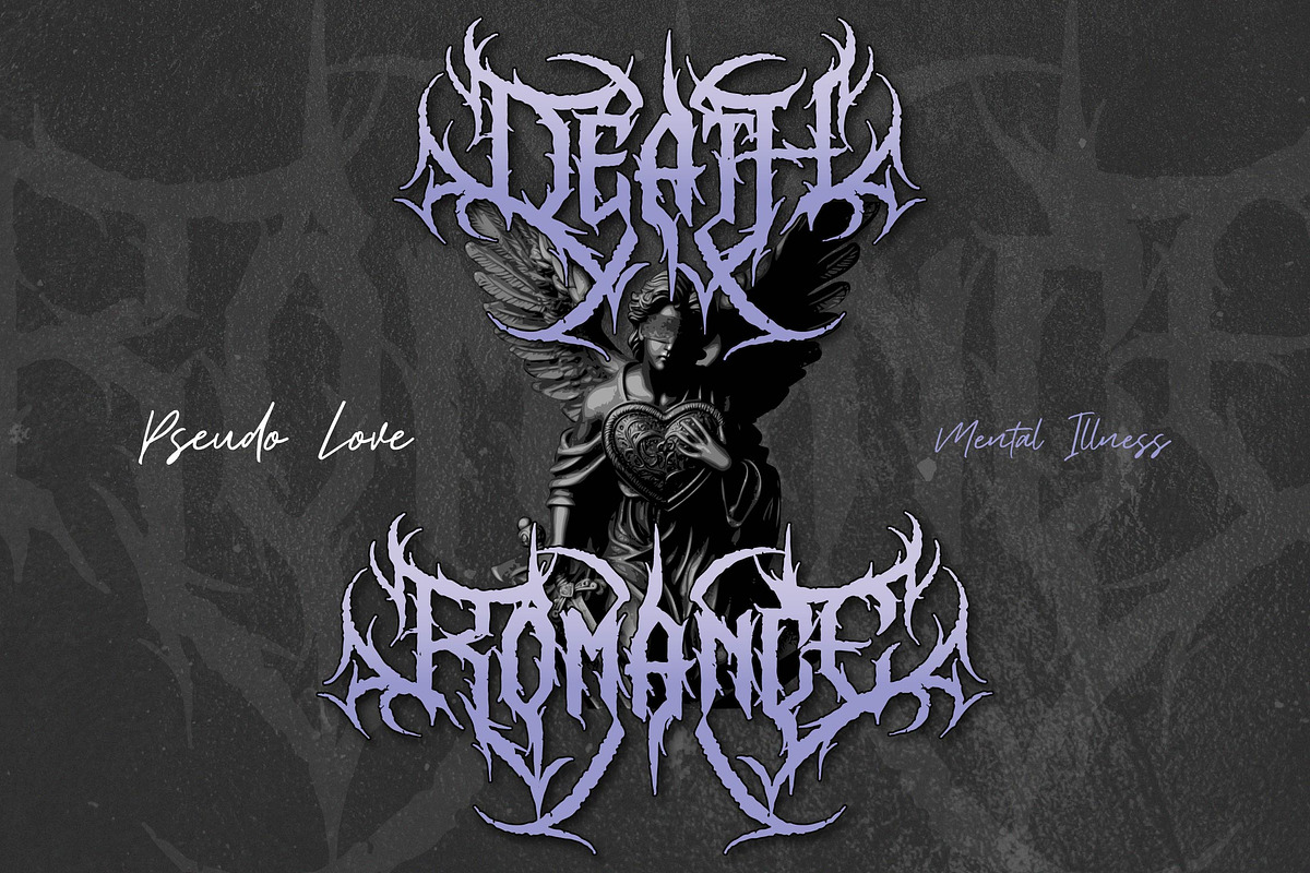 Forsakens | Black Metal Font, a Blackletter Font by Denustudios (Photo 3 of 15)